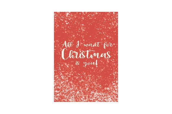 Christmas Card Watercolor for Commercial Design