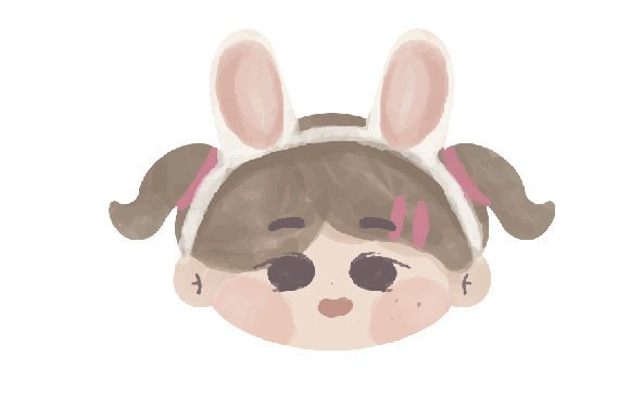 Cute Girl with Easter Bunny Ears Watercolor Review