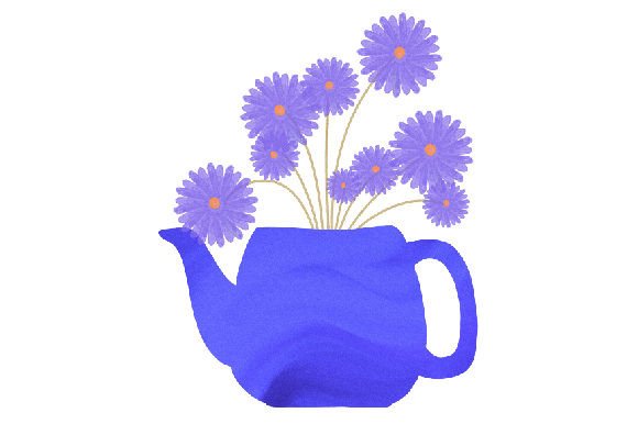 Floral Teapot with Spring Flowers: A Crafter’s Review