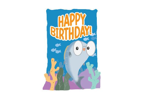 Kawaii Fish Cake Topper: Fairy Tales Craft Asset