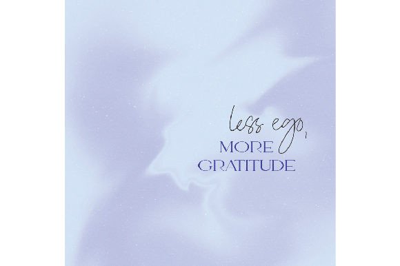 Less Ego, More Gratitude: Motivational Watercolor Review