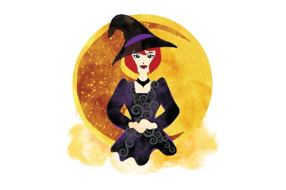 Pagan Aesthetic: Beautiful Witch Watercolor Review
