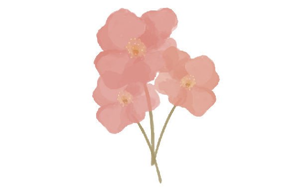 Poppy Flower Bouquet Watercolor for Remembrance Crafts