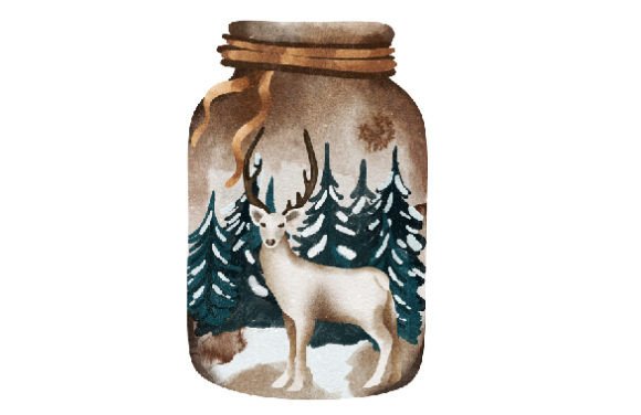 Woodland Christmas Reindeer Jar: A Brand Design Review
